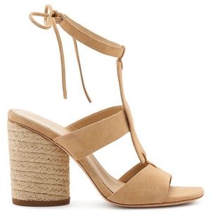 Botkier Alexia Suede Ankle Tie Sandal
